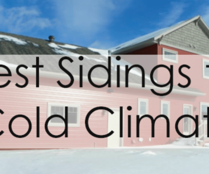 Best siding for cold climates
