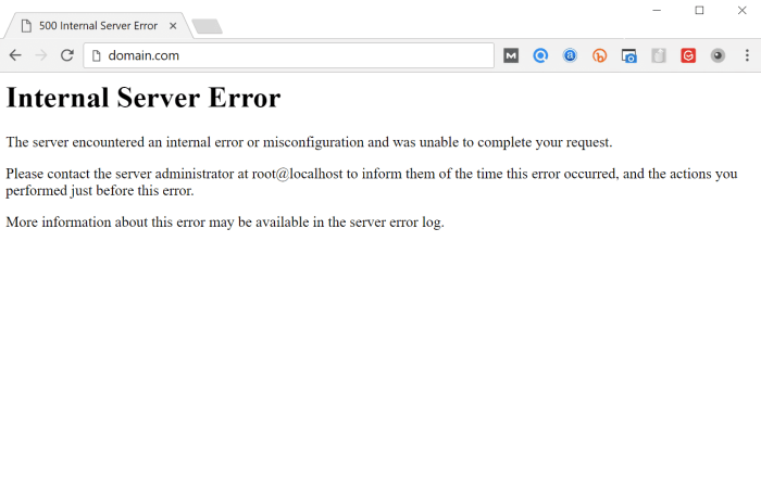 Internal occurred remote connection