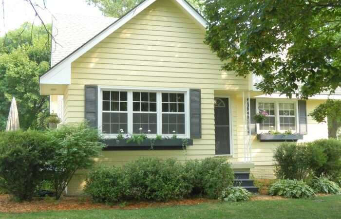 Yellow house victorian fanciful wright storied built alamy two